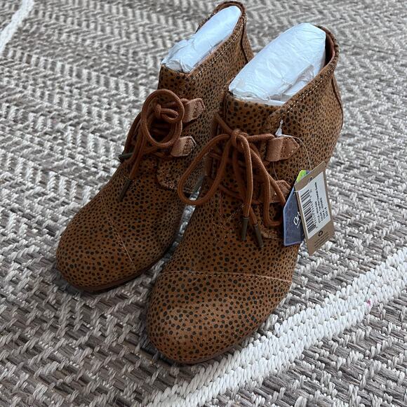 Toms Womens Kala Wedge Boot Sz 8 - Picture 6 of 6